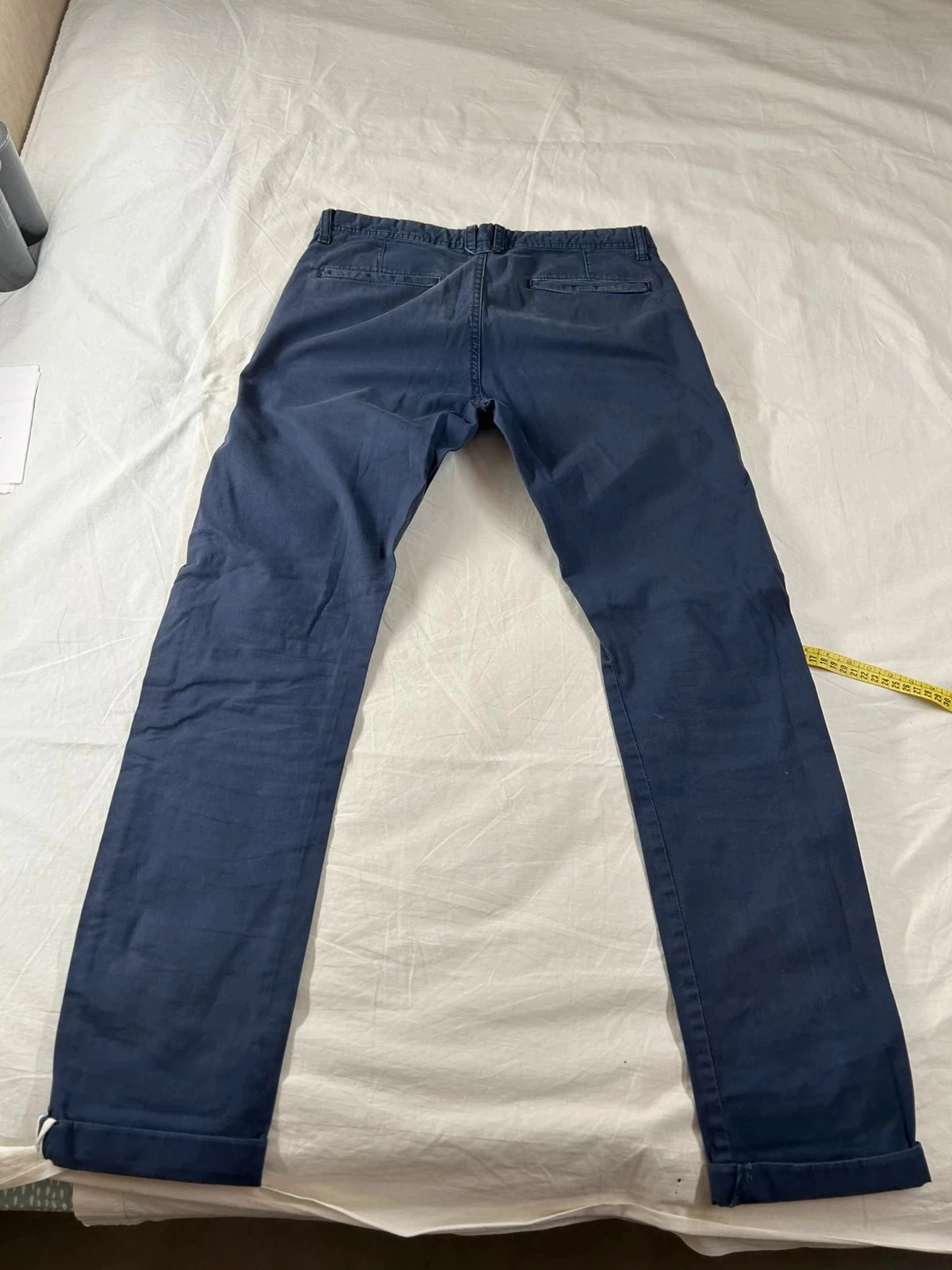 Marineblauwe Chino-broek Zara Man – photo 13